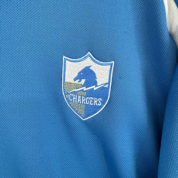 Vintage Reebok Gridiron Classics LA Chargers Pullover Sweatshirt Mens XL Blue - Picture 3 of 9